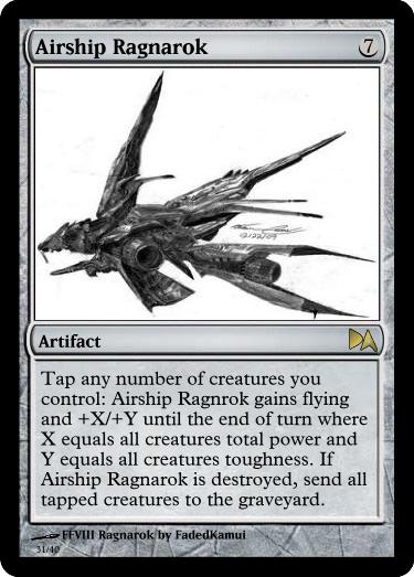 Airship Ragnarok Magic card